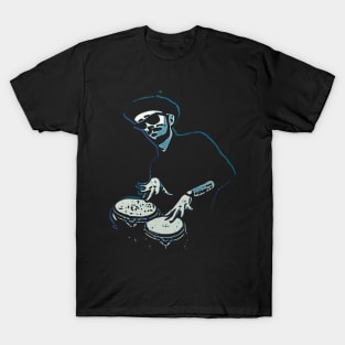 Bongo Beatin' Beatnik (Blue) T-Shirt